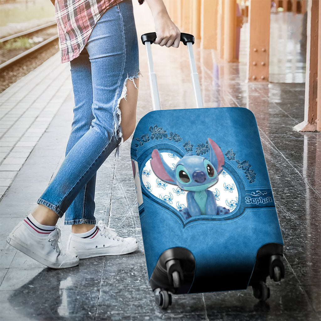 Adventure Awaits - Personalized Ohana Luggage Cover