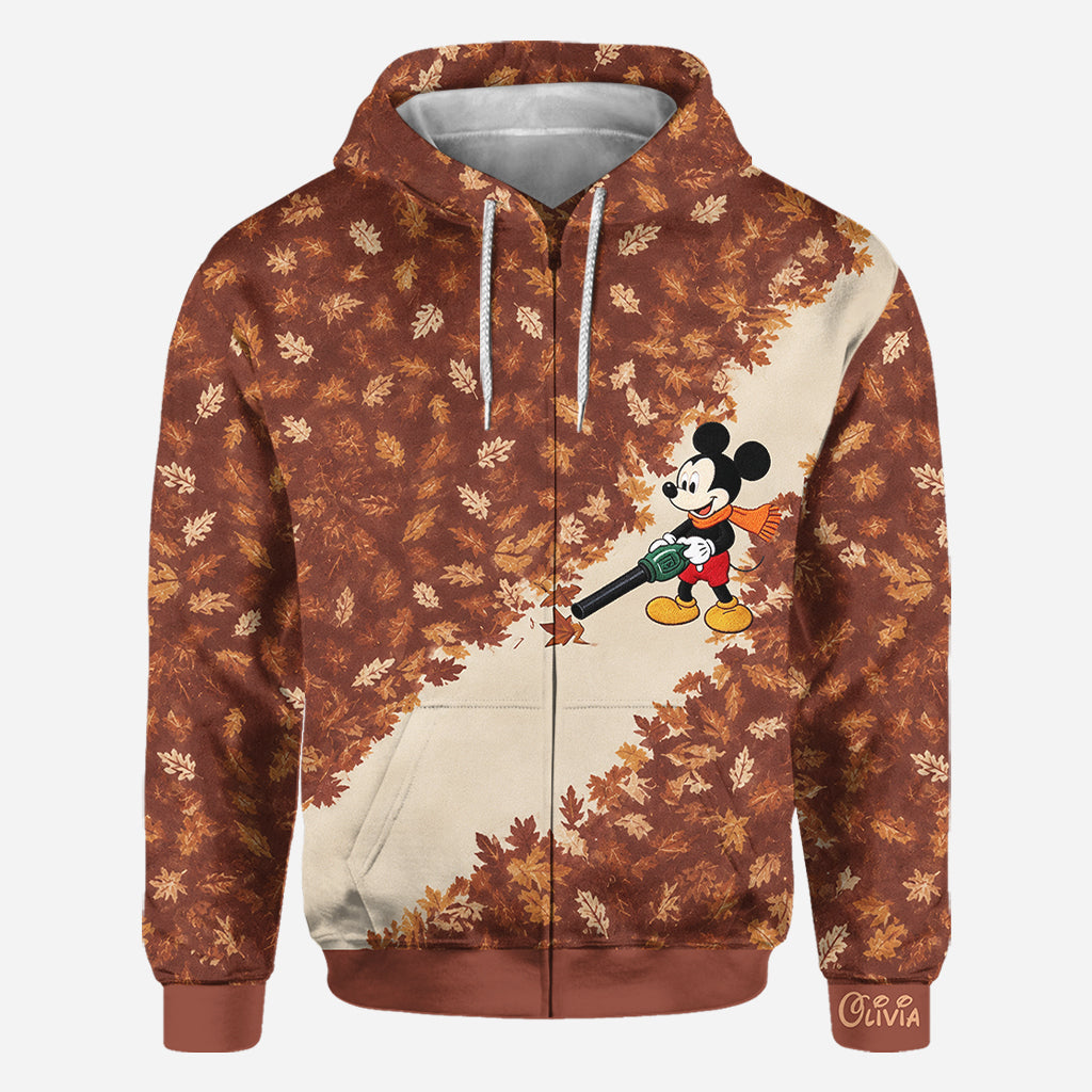 Autumn Leaf - Personalized Mouse All Over Shirt