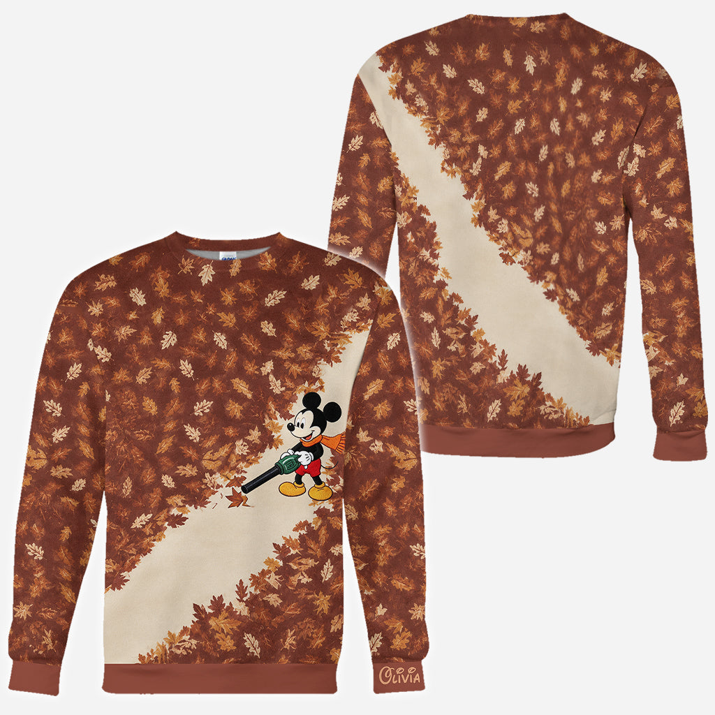 Autumn Leaf - Personalized Mouse All Over Shirt
