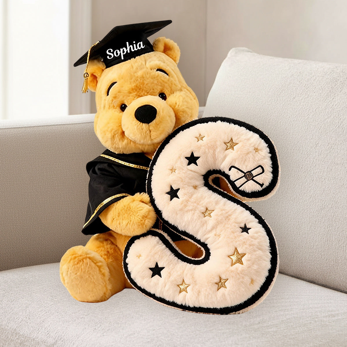 Congraduation - Personalized Graduation Premium Faux Fur Pillow