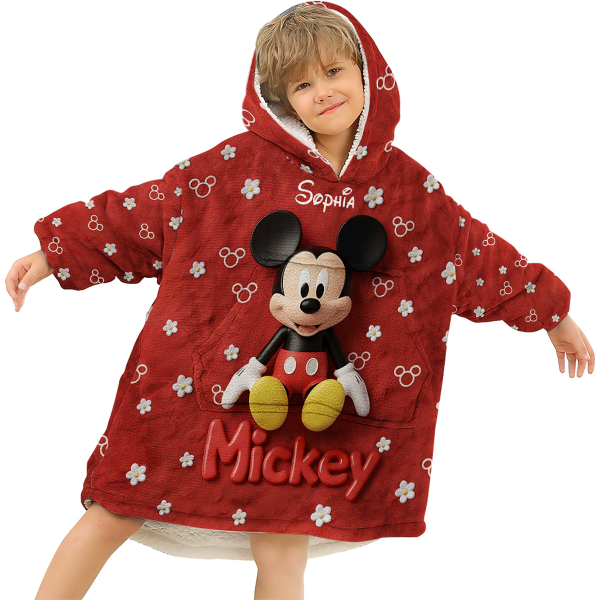 Magical Friends - Personalized Mouse Blanket Hoodie