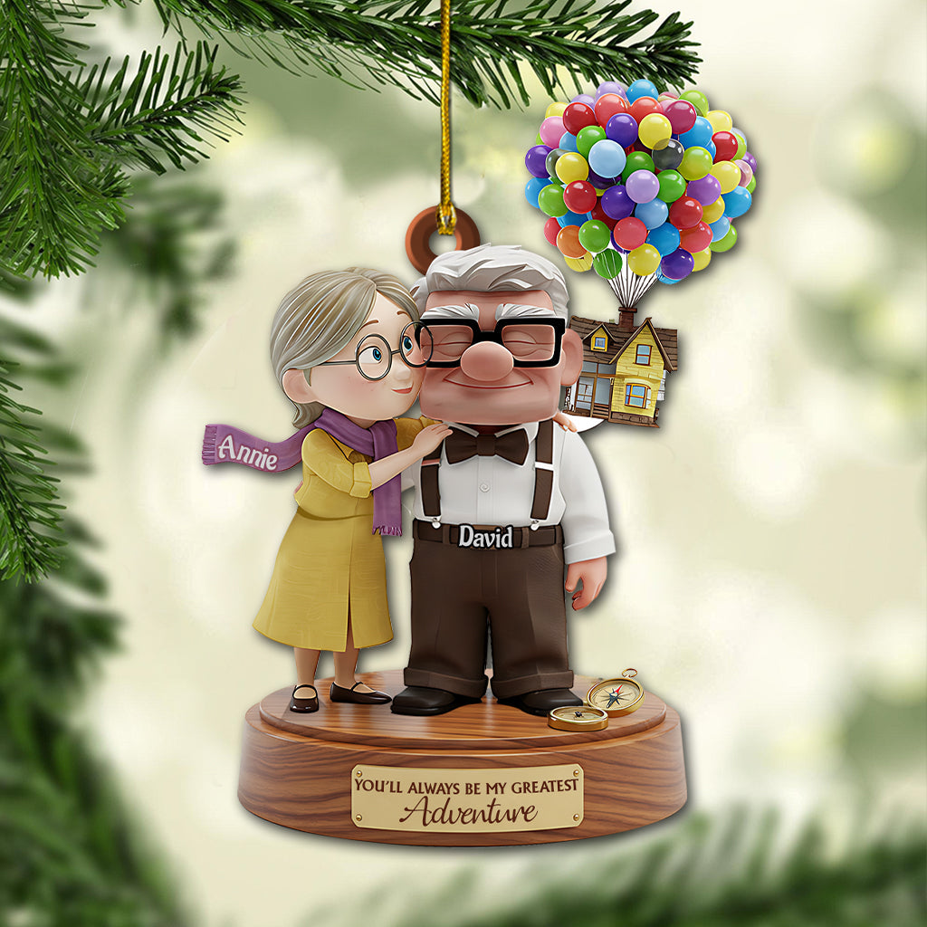 You Will Always Be My Adventure - Personalized Mouse Ornament