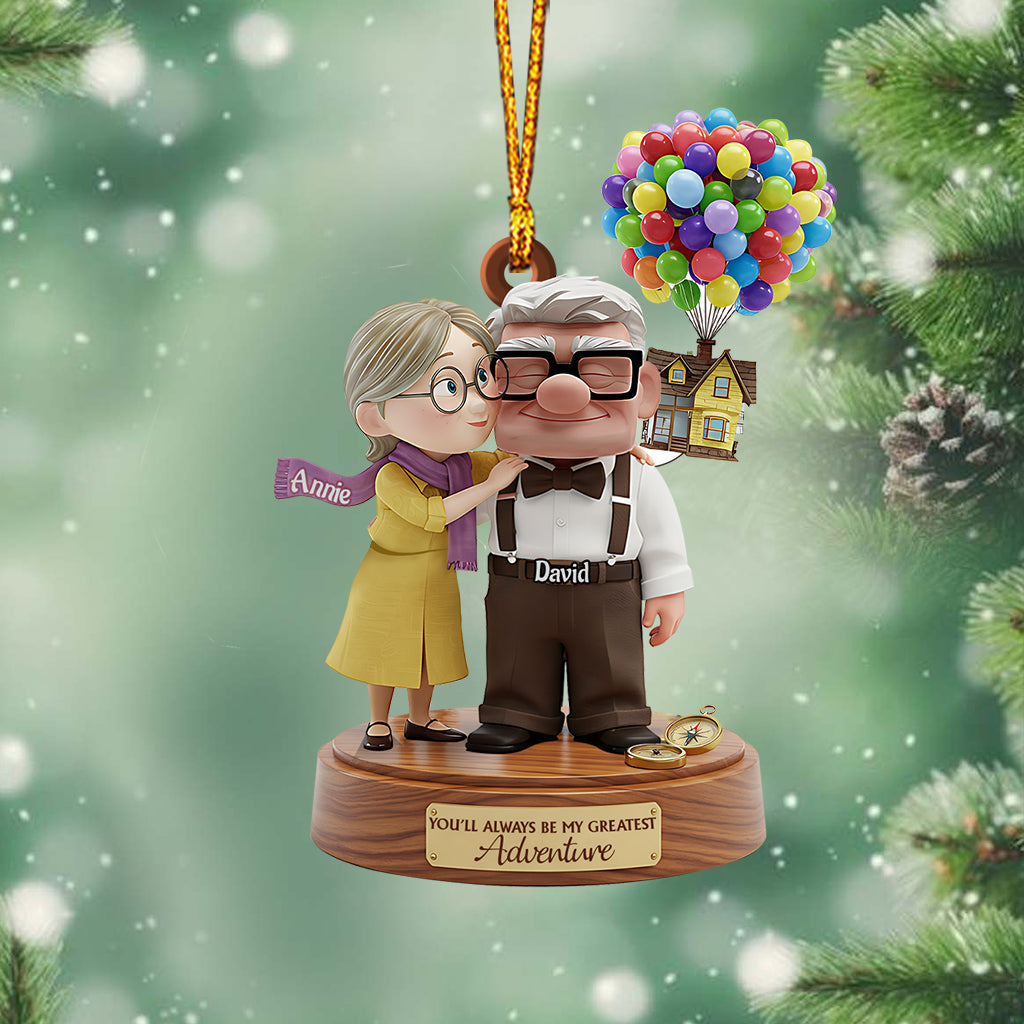 You Will Always Be My Adventure - Personalized Mouse Ornament