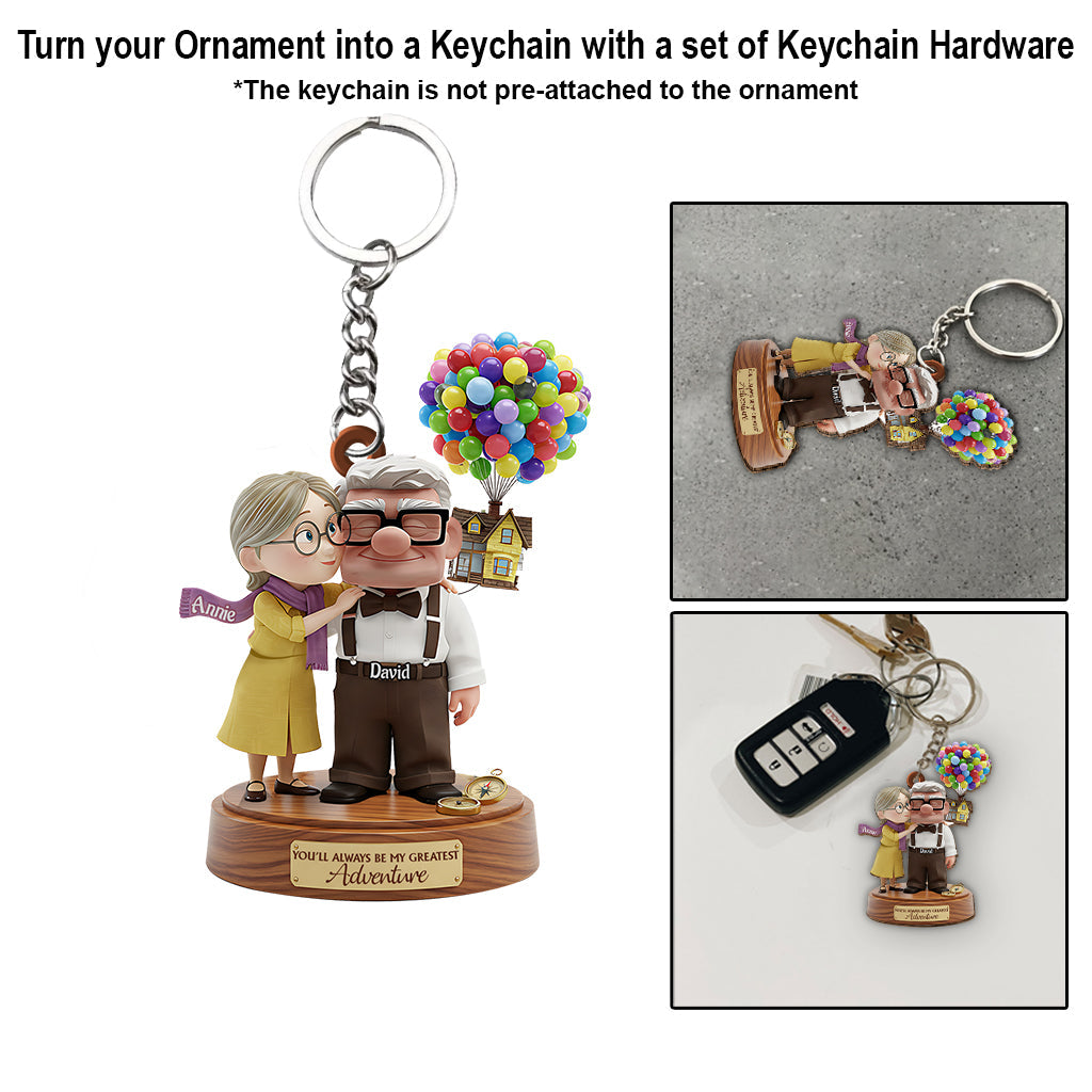 You Will Always Be My Adventure - Personalized Mouse Ornament