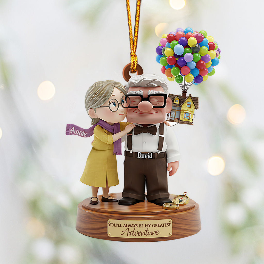 You Will Always Be My Adventure - Personalized Mouse Ornament
