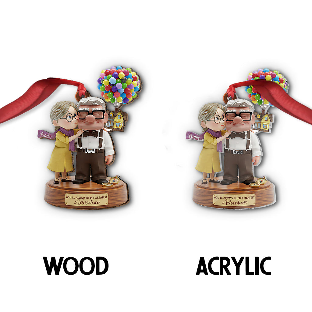 You Will Always Be My Adventure - Personalized Mouse Ornament