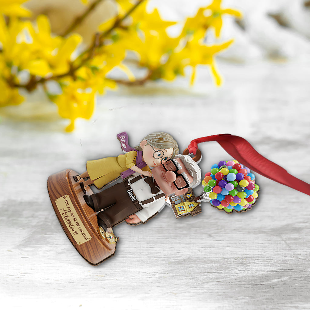 You Will Always Be My Adventure - Personalized Mouse Ornament