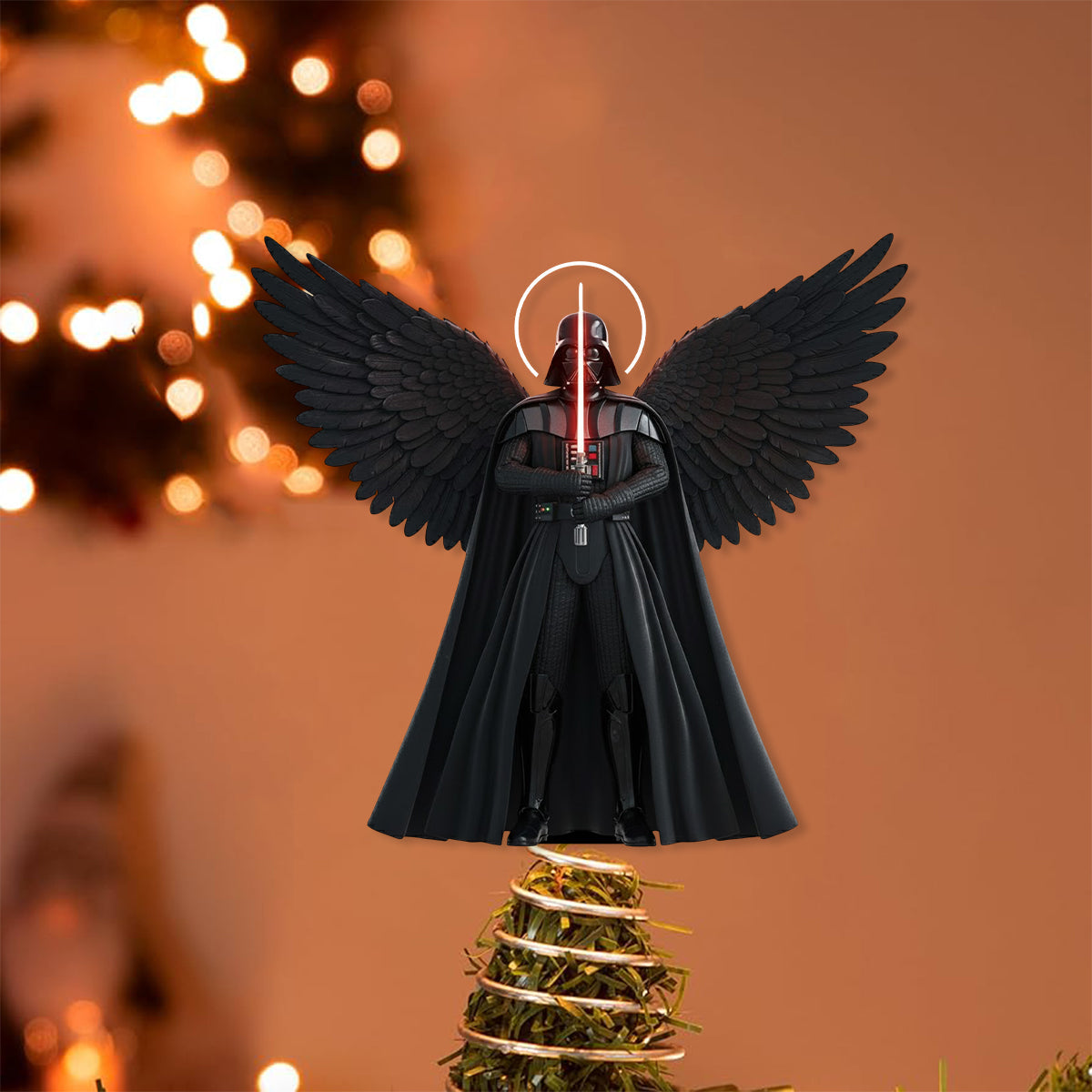 Merry Christmas - The Force LED Light Tree Topper