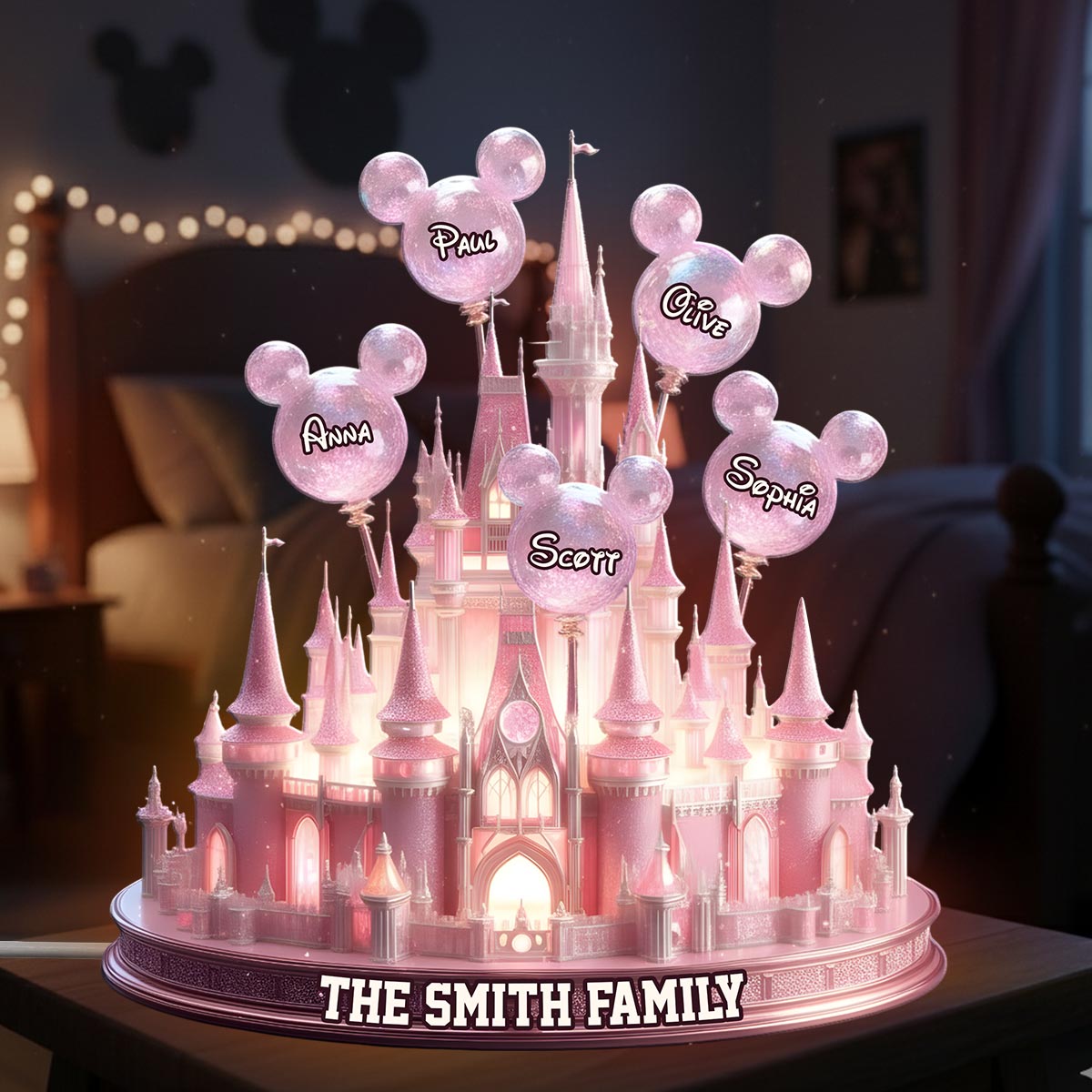 Magical Grandma, Mom - Personalized Mouse Acrylic LED Night Light