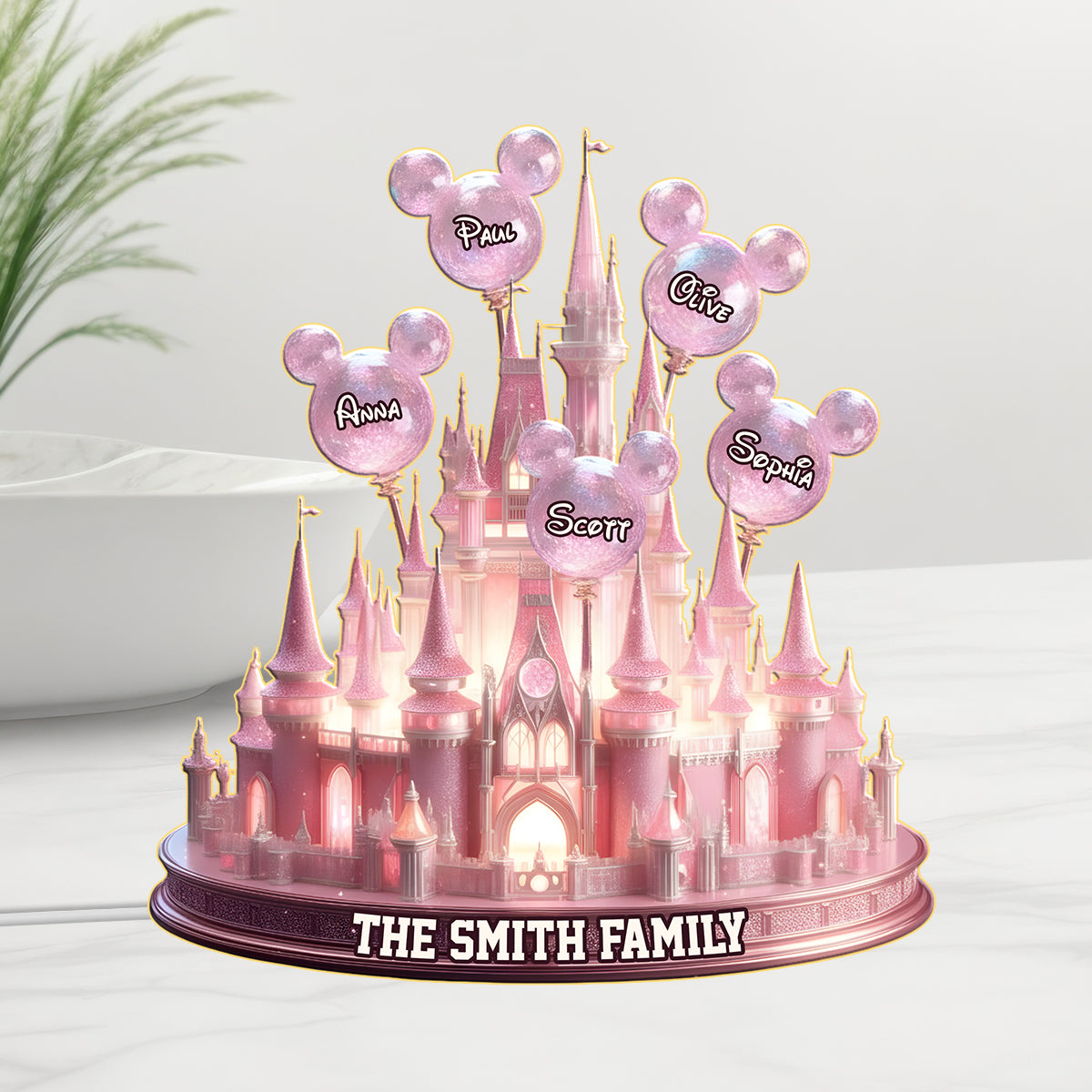 Magical Grandma, Mom - Personalized Mouse Acrylic LED Night Light