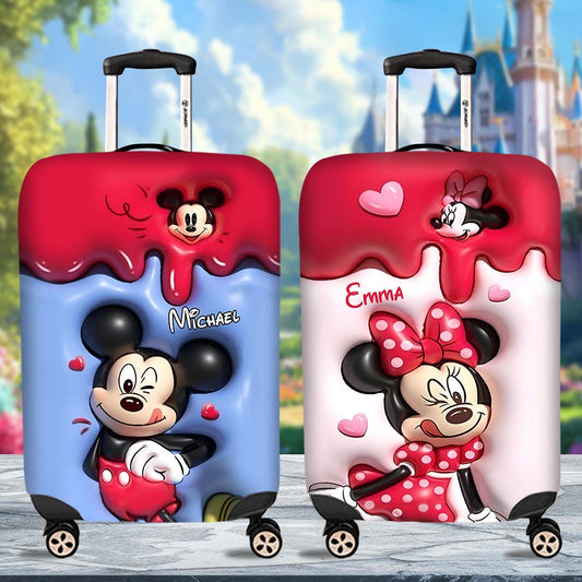 Adventure Together - Personalized Mouse Luggage Cover
