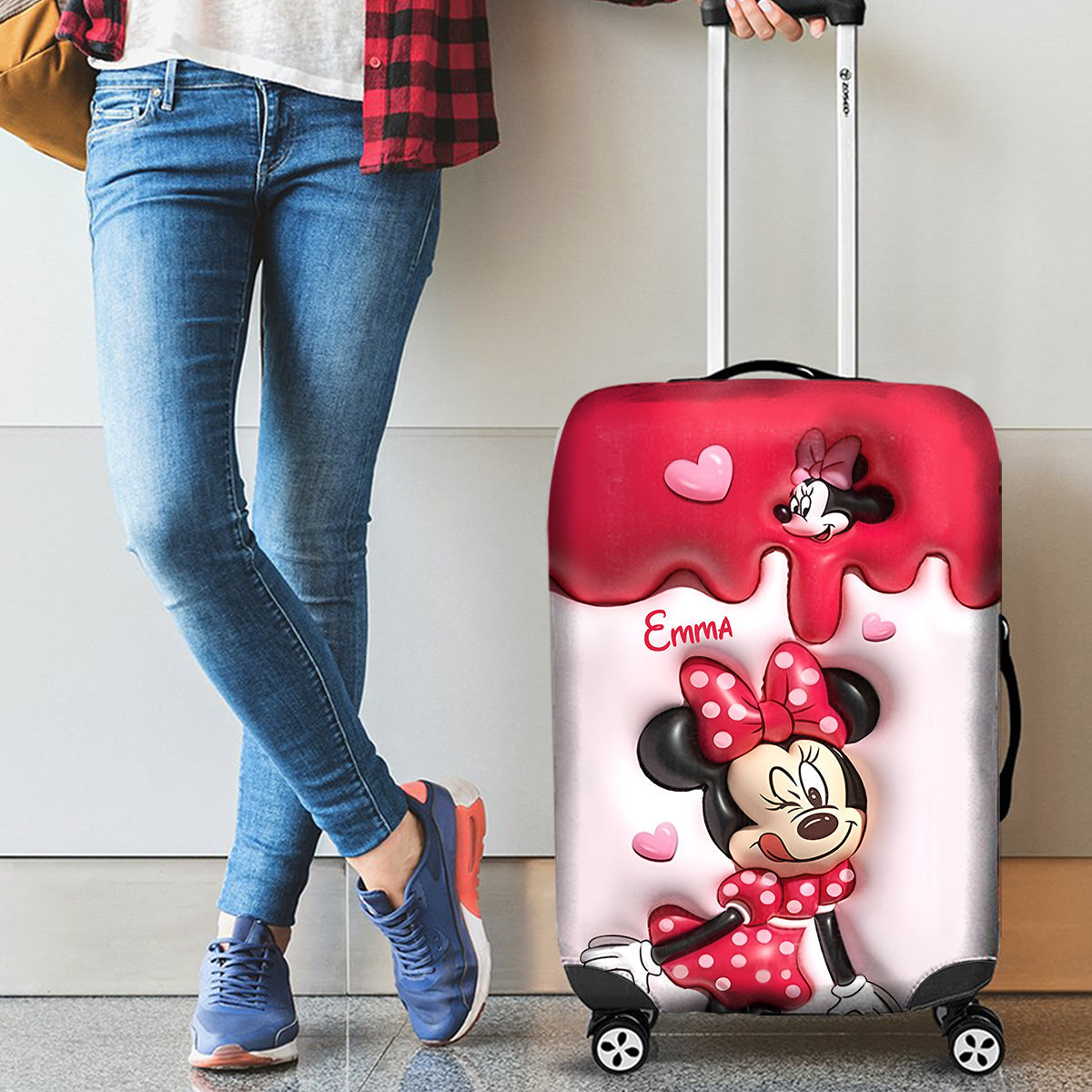 Adventure Together - Personalized Mouse Luggage Cover