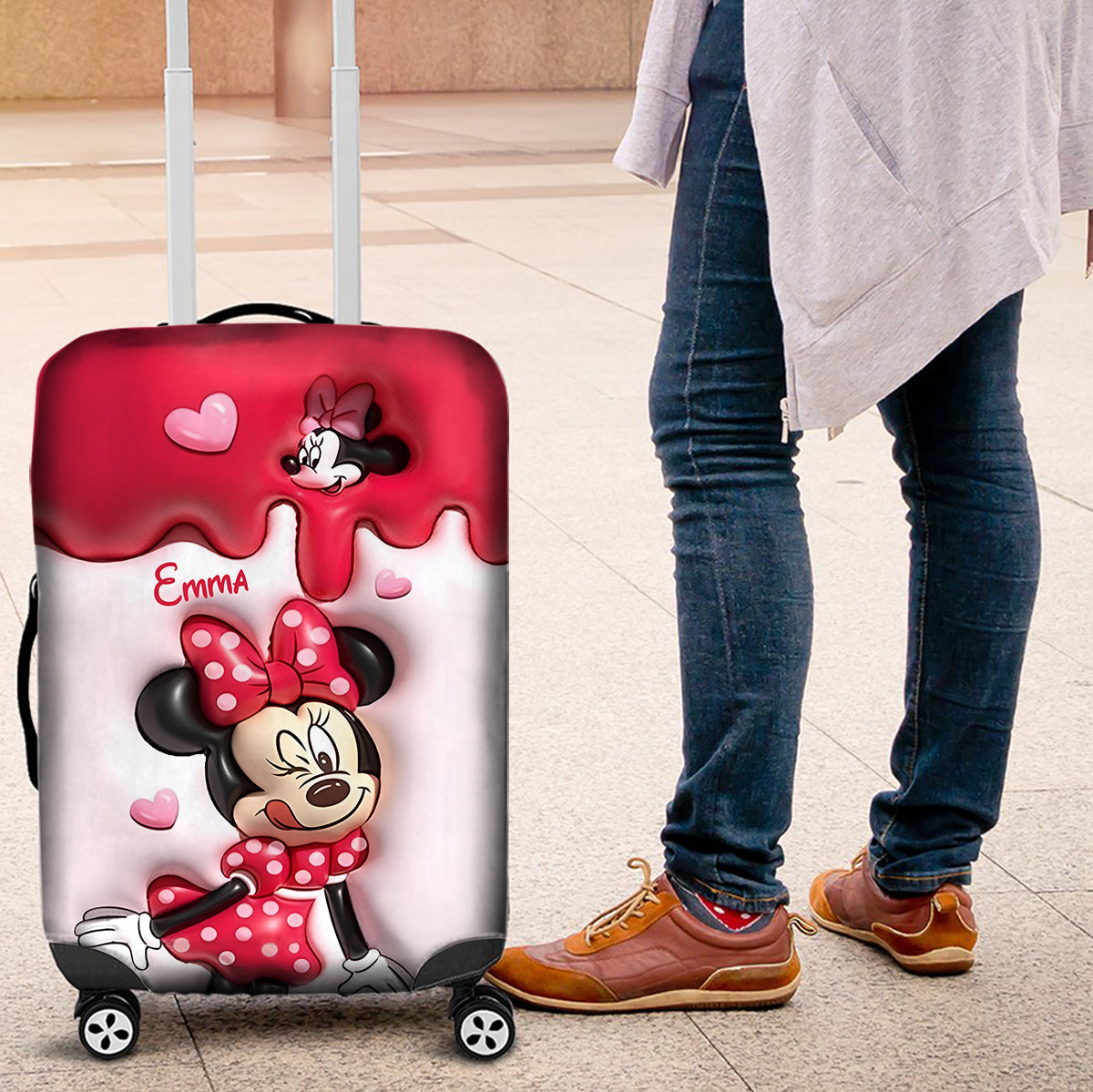 Adventure Together - Personalized Mouse Luggage Cover