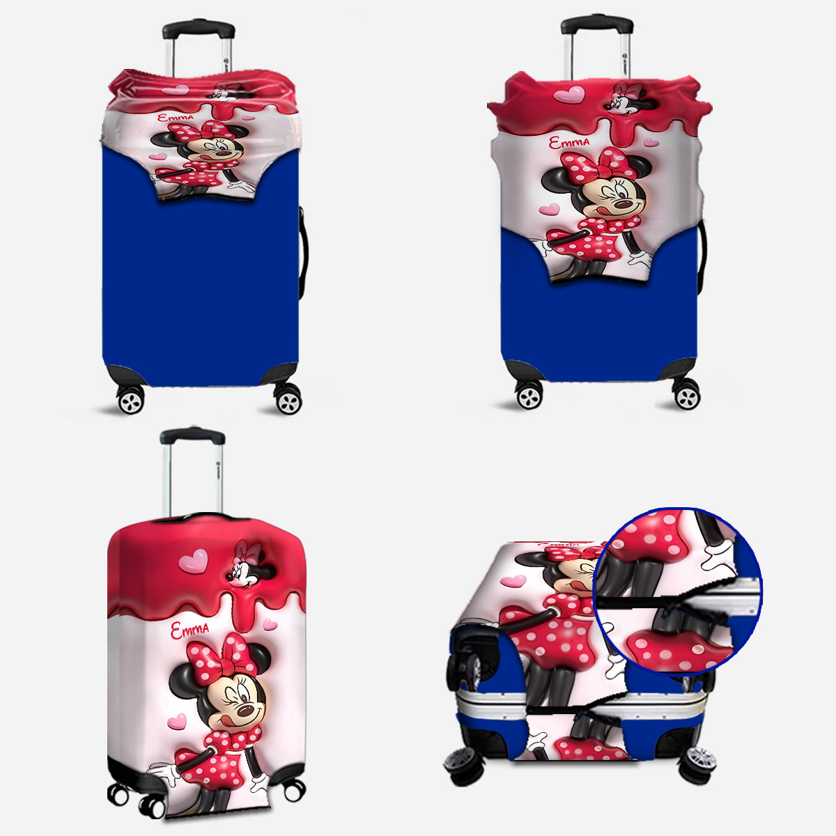 Adventure Together - Personalized Mouse Luggage Cover