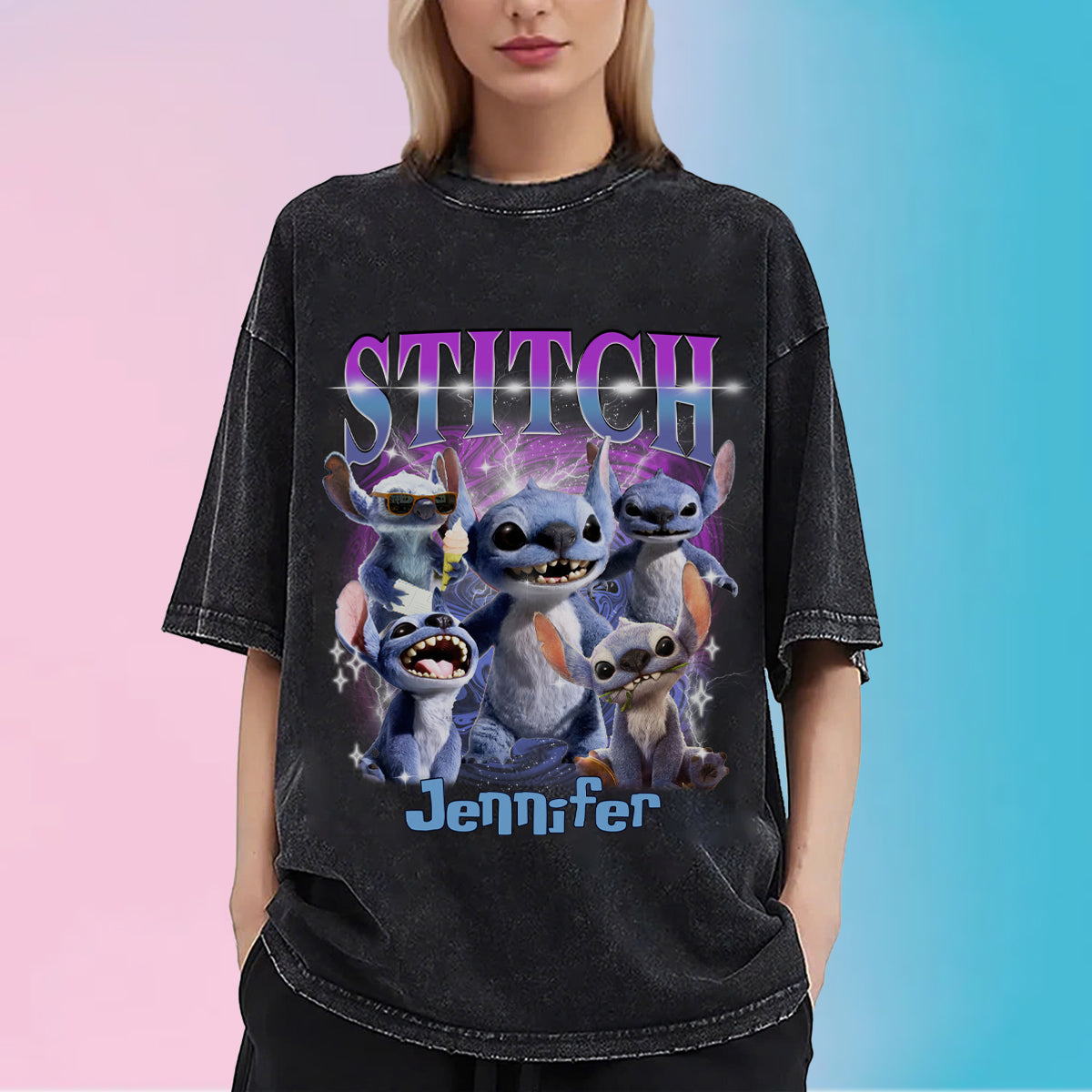 Ohana Means Family - Personalized Ohana Wash T-shirt