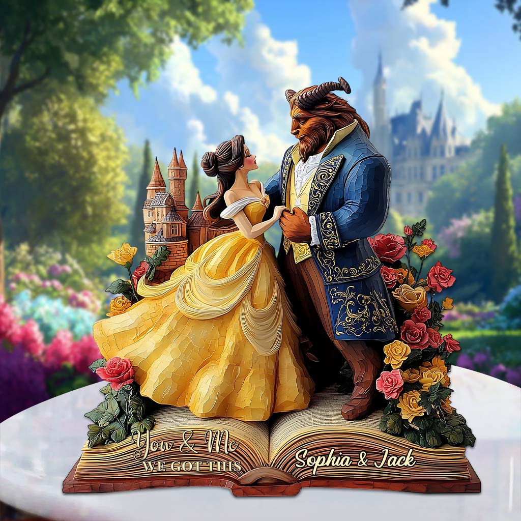 You & Me - Personalized Couple Custom Shaped Acrylic Plaque