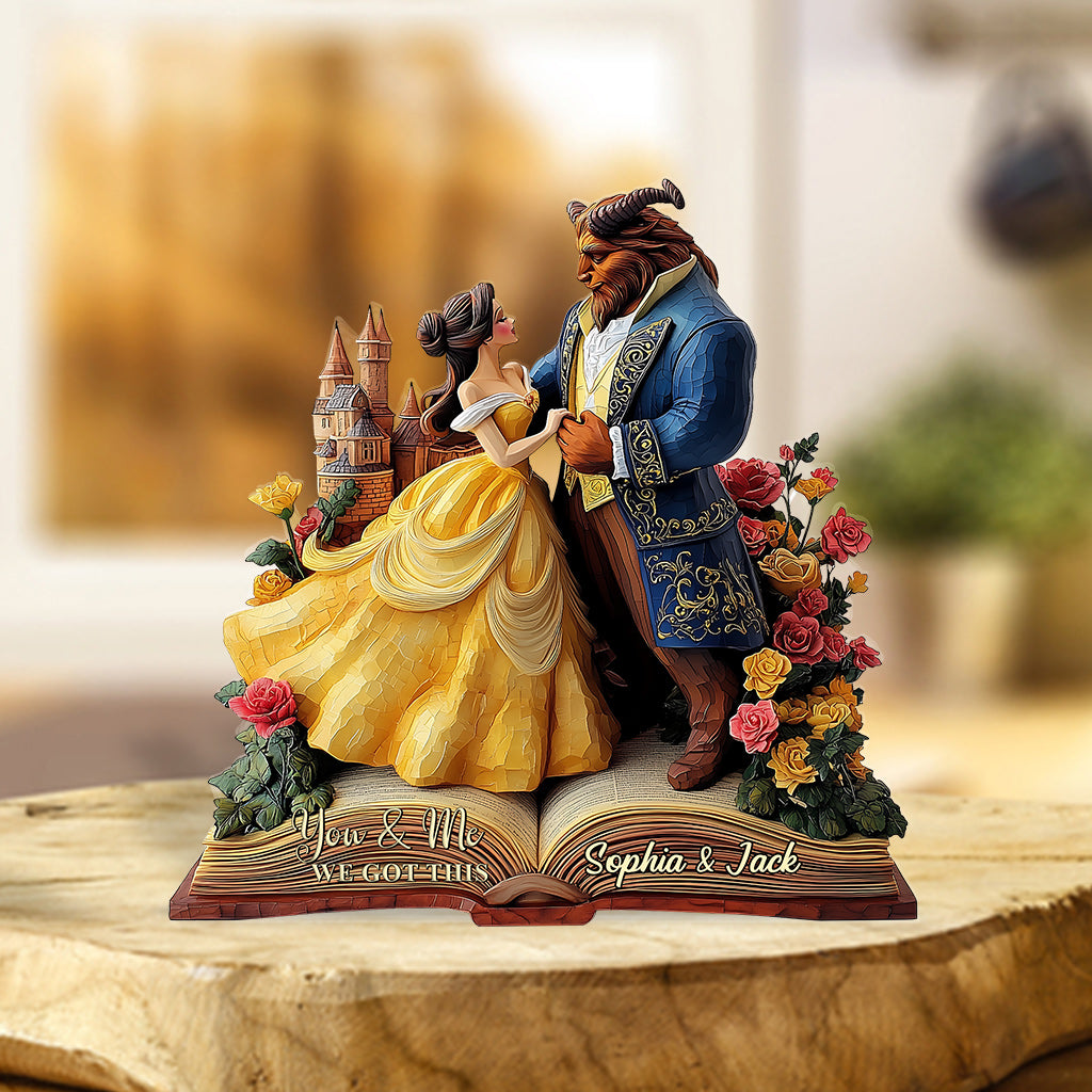 You & Me - Personalized Couple Custom Shaped Acrylic Plaque