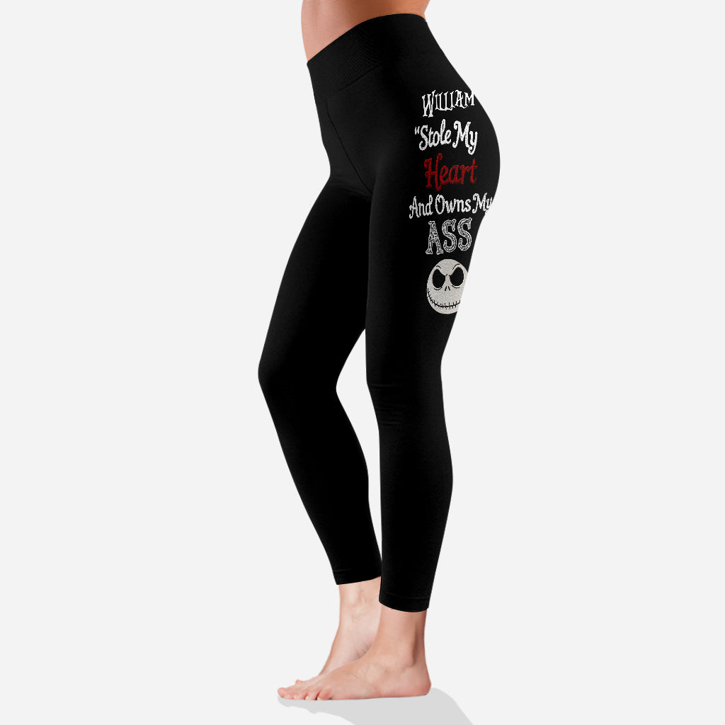 Stole My Heart And Own My A** - Personalized Nightmare Leggings