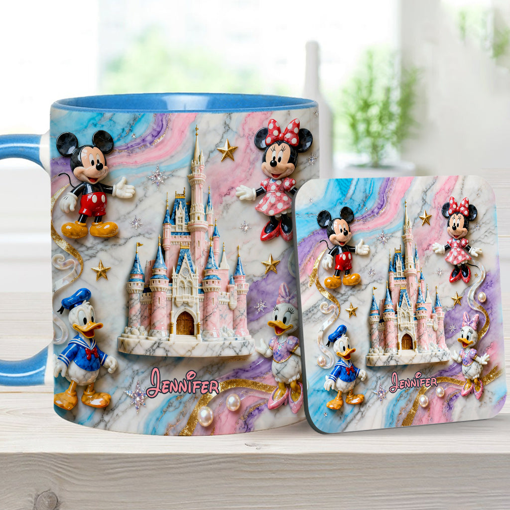 Magical Friends - Personalized Mouse Accent Mug & Coaster