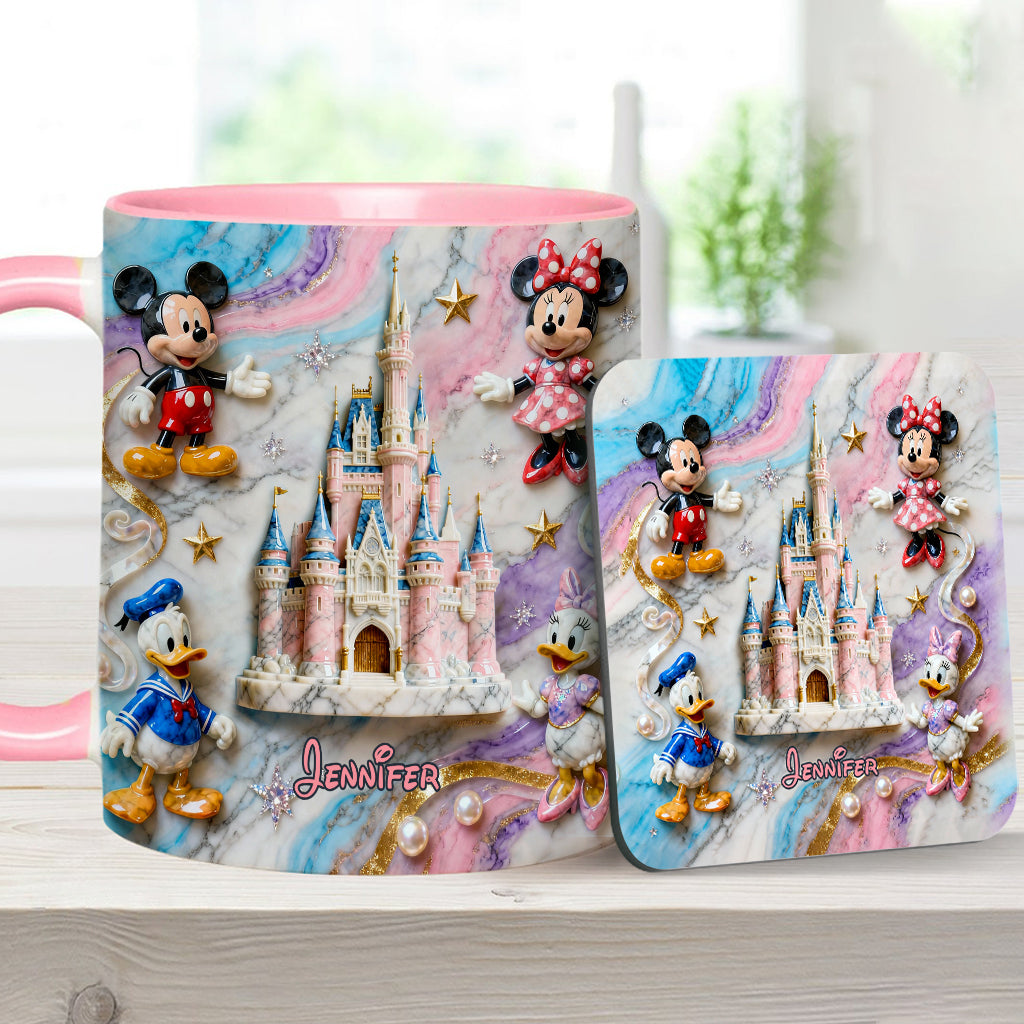 Magical Friends - Personalized Mouse Accent Mug & Coaster