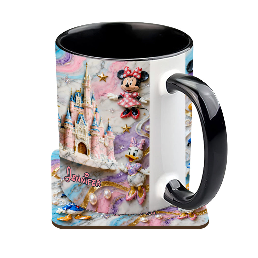 Magical Friends - Personalized Mouse Accent Mug & Coaster