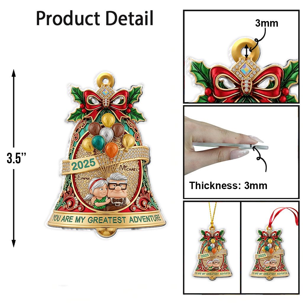 My Greatest Adventure - Personalized Couple Ornament