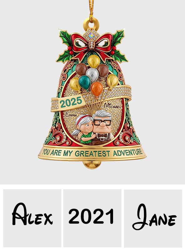 My Greatest Adventure - Personalized Couple Ornament