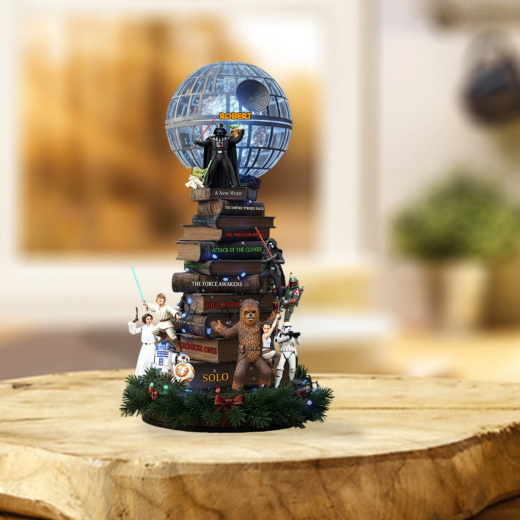 May The Force Be With You - Personalized The Force Custom Shaped Acrylic Plaque