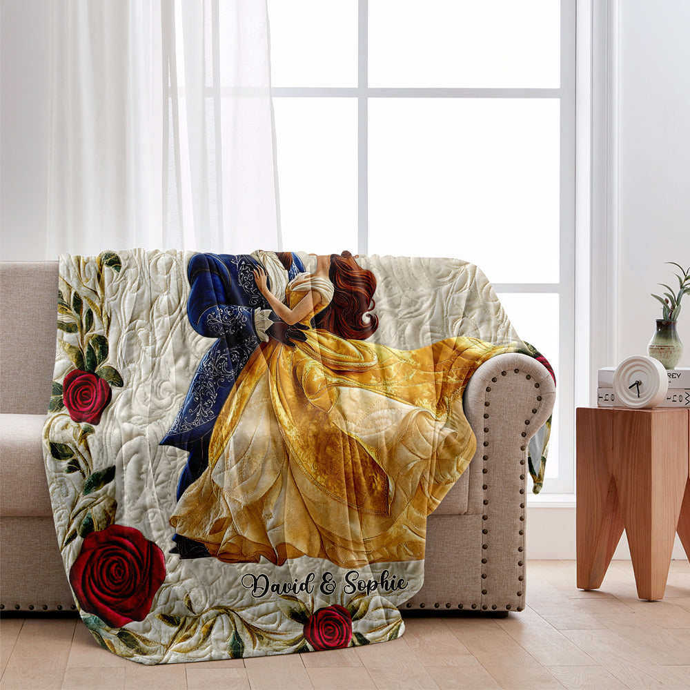 I Love You - Personalized Couple Blanket