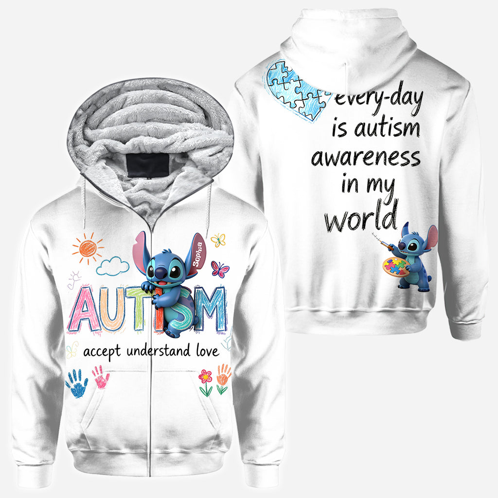 Accept Understand Love - Personalized Autism Awareness All Over Shirt