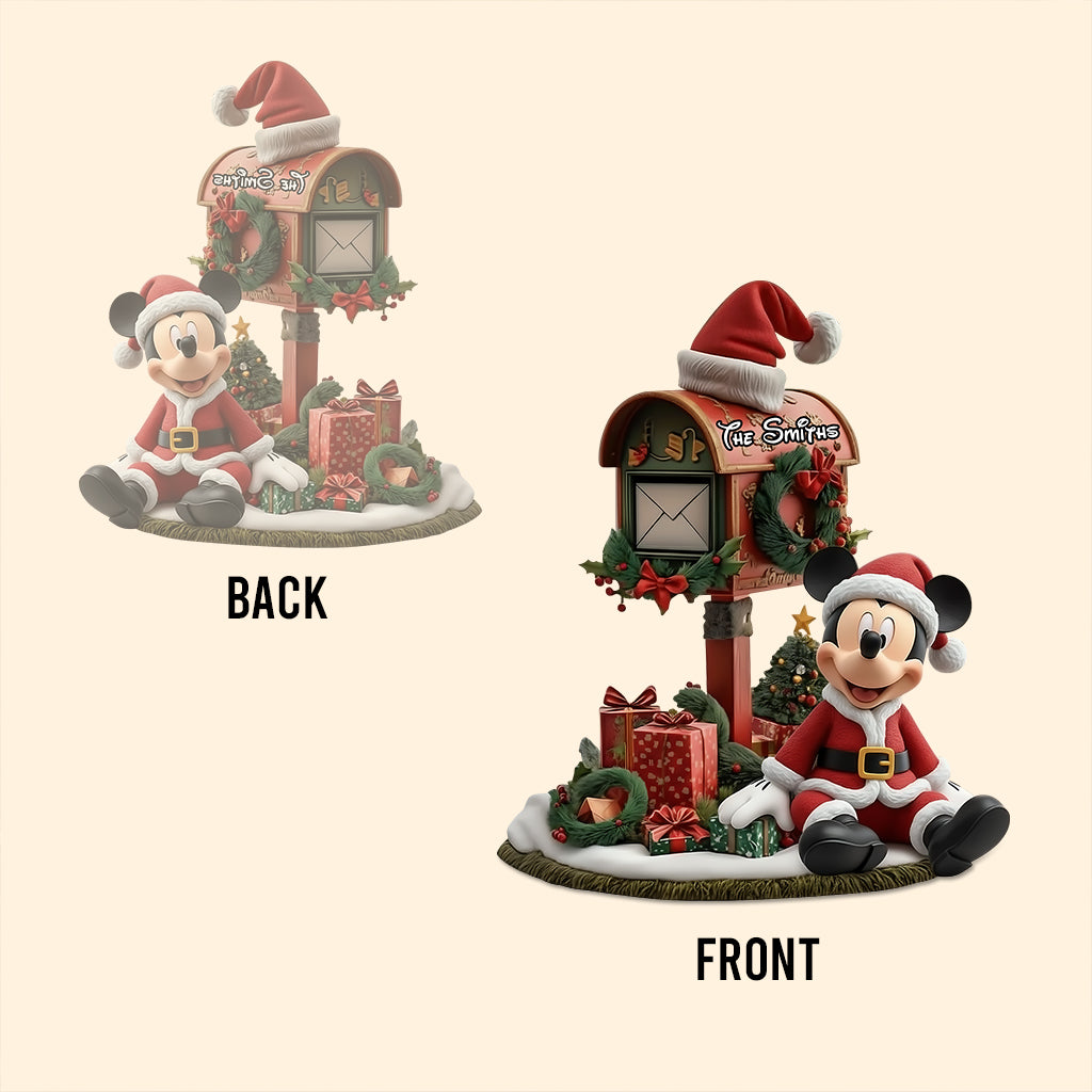 Merry Christmas - Personalized Mouse Custom Shaped Acrylic Plaque