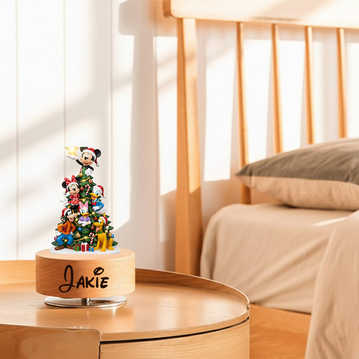 Magical Christmas Tree - Personalized Mouse Rotating Music Plaque