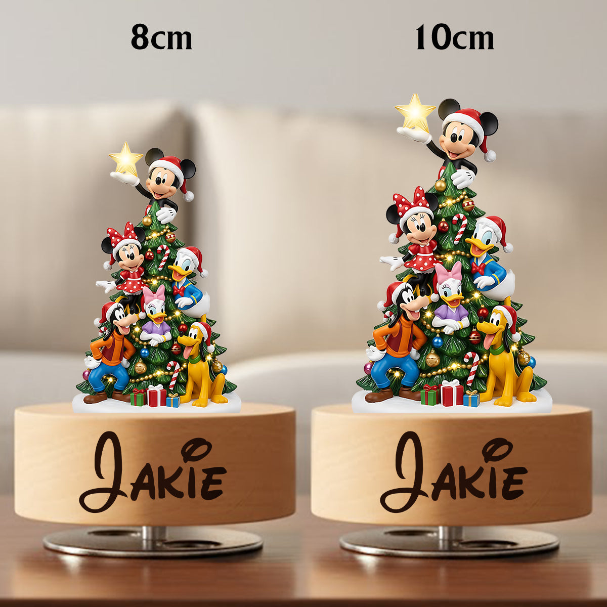 Magical Christmas Tree - Personalized Mouse Rotating Music Plaque