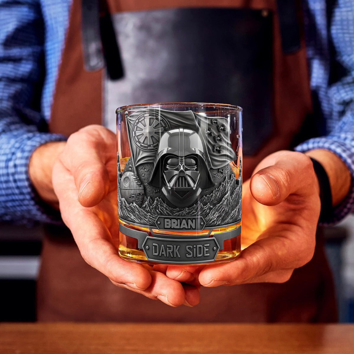 Join The Dark Side - Personalized The Force Whiskey Glass