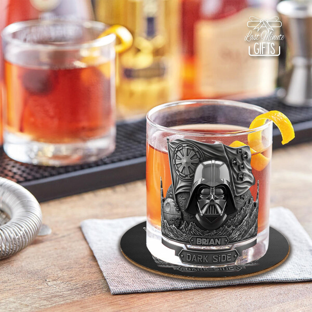 Join The Dark Side - Personalized The Force Whiskey Glass