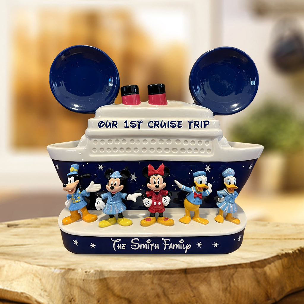 Our Family Cruise Trip - Personalized Mouse Custom Shaped Acrylic Plaque