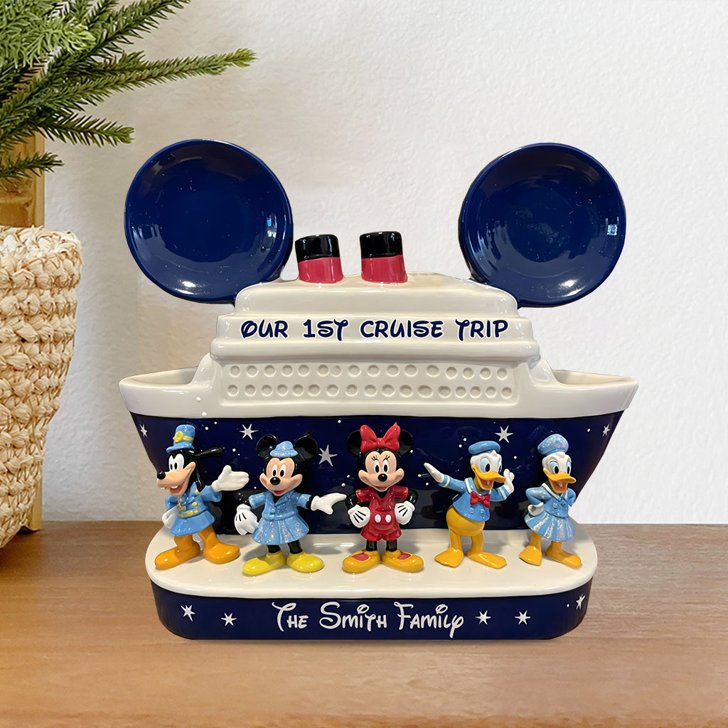 Our Family Cruise Trip - Personalized Mouse Custom Shaped Acrylic Plaque