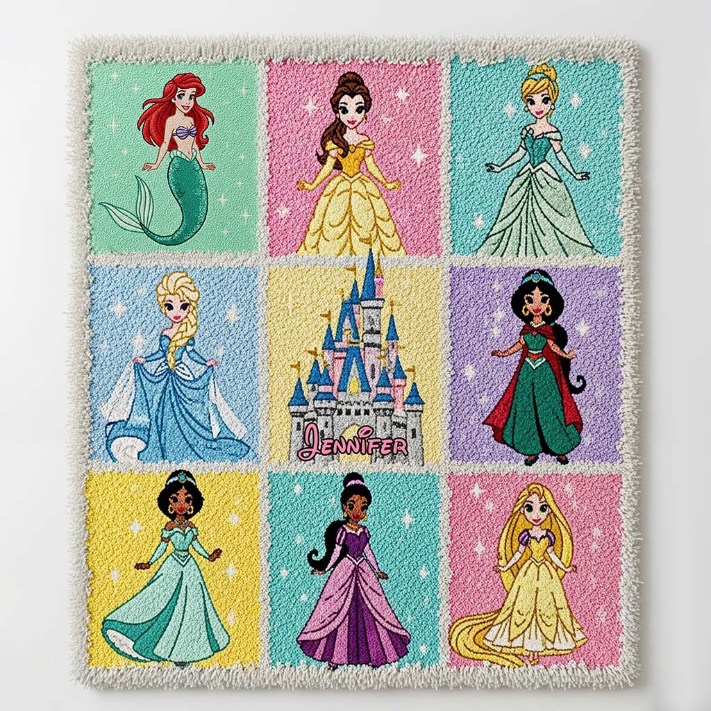 Magical Princesses - Personalized Princess Blanket