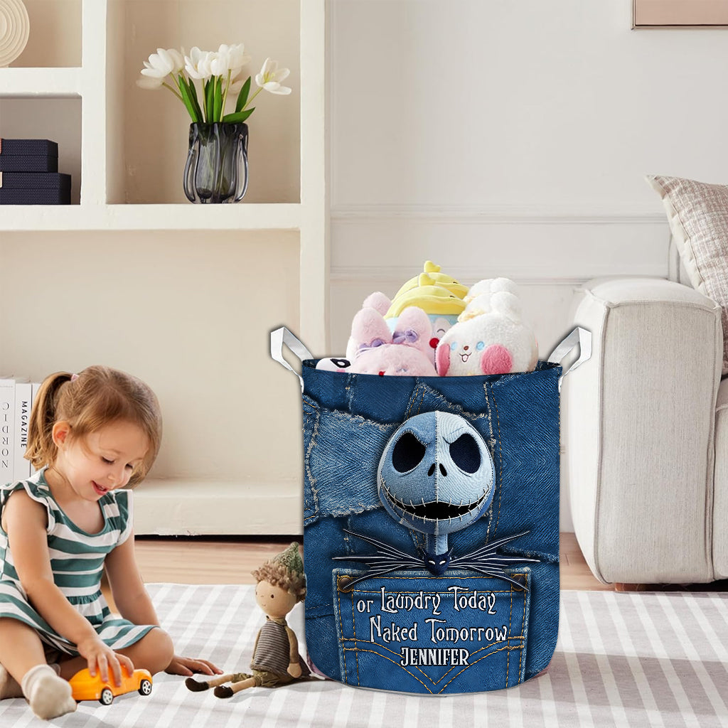 Just A Girl Who Loves Dark - Personalized Nightmare Storage Basket