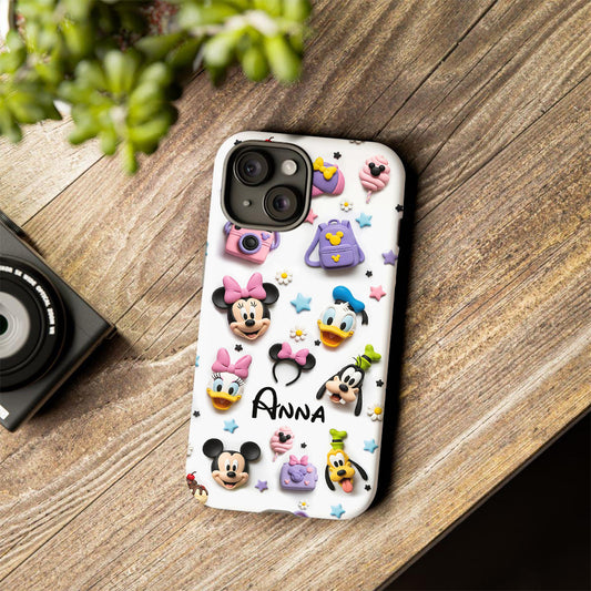 Magical World - Personalized Mouse Full Print Phone Case