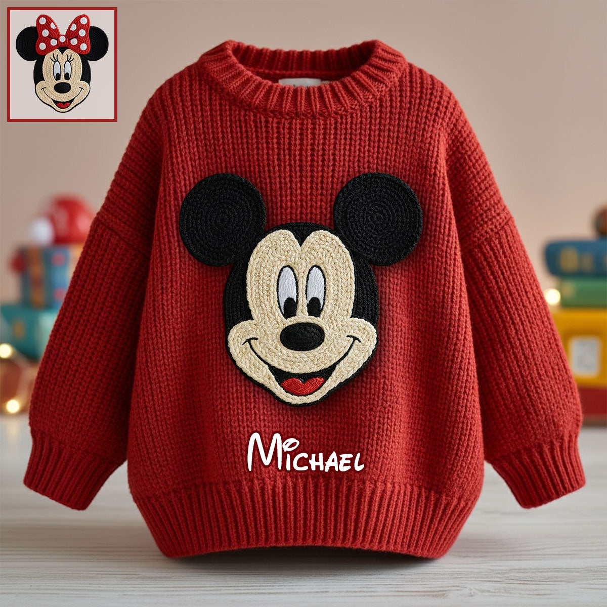 Magical Friends - Personalized Mouse Ugly Sweater