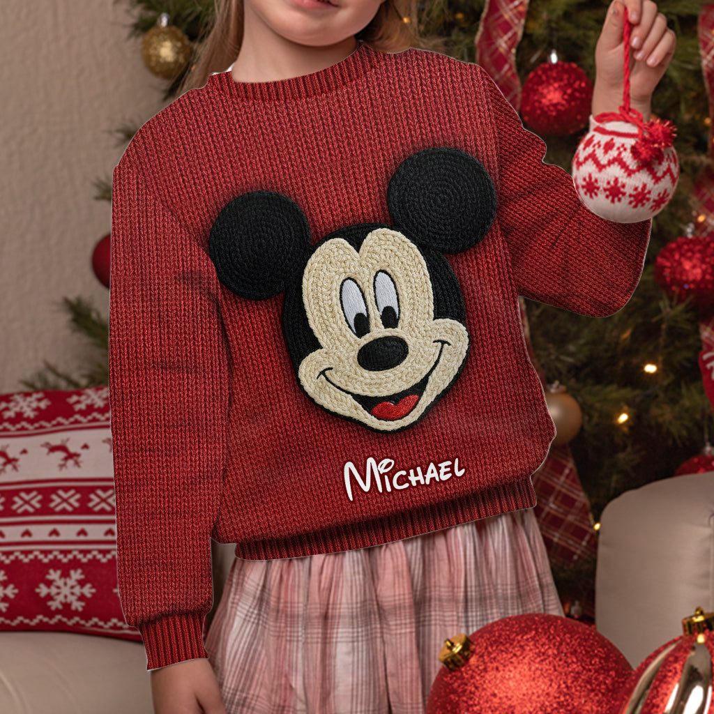 Magical Friends - Personalized Mouse Ugly Sweater