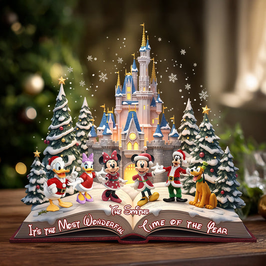 It's The Most Wonderful Time Of The Year - Personalized Mouse Custom Shaped Acrylic Plaque