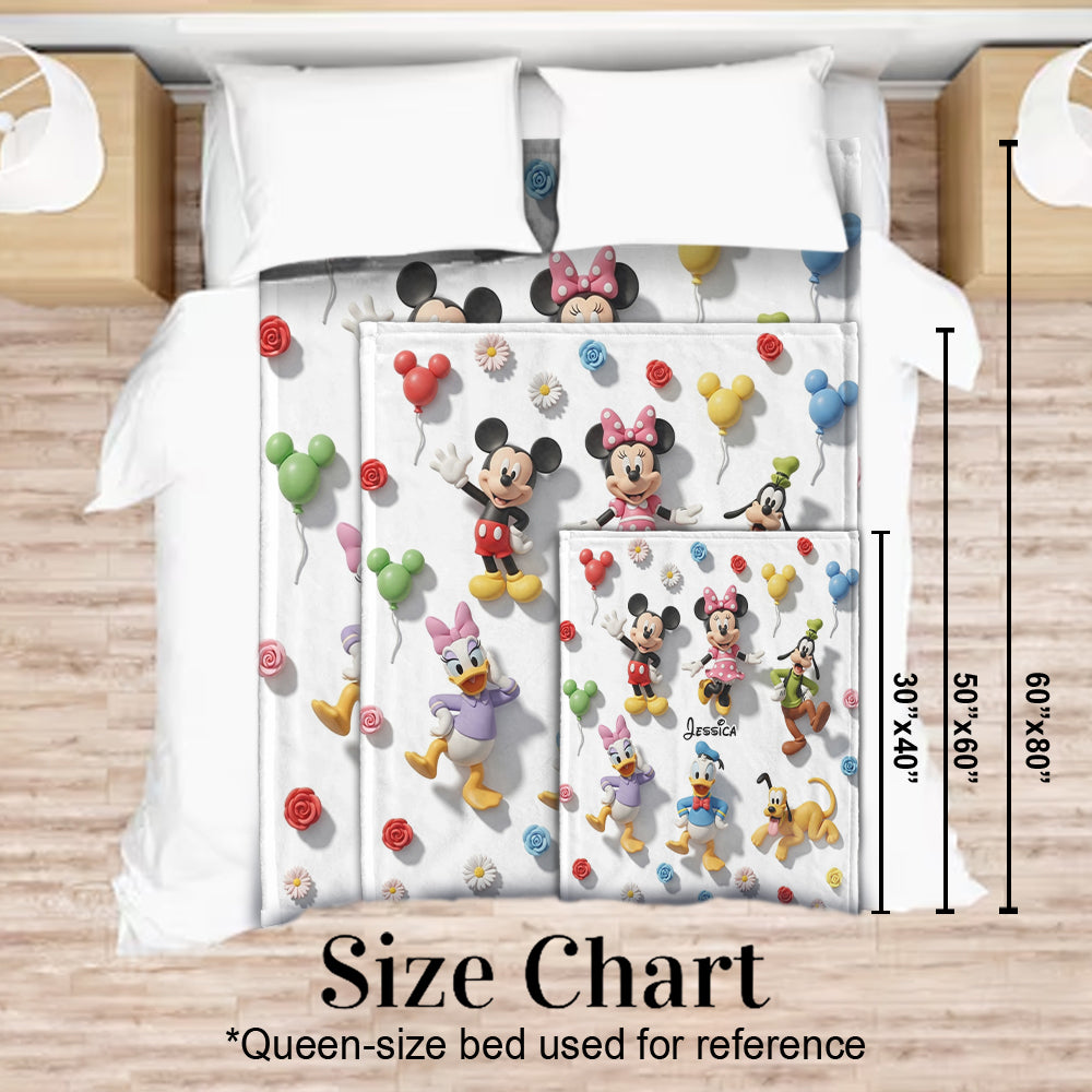 Magical Moments - Personalized Mouse Blanket