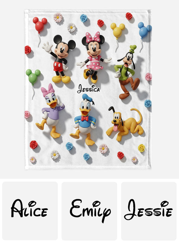 Magical Moments - Personalized Mouse Blanket