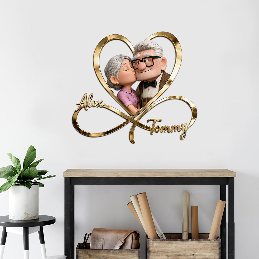 You're My Greatest Adventure - Personalized Up Movie Couple Cut Metal Sign
