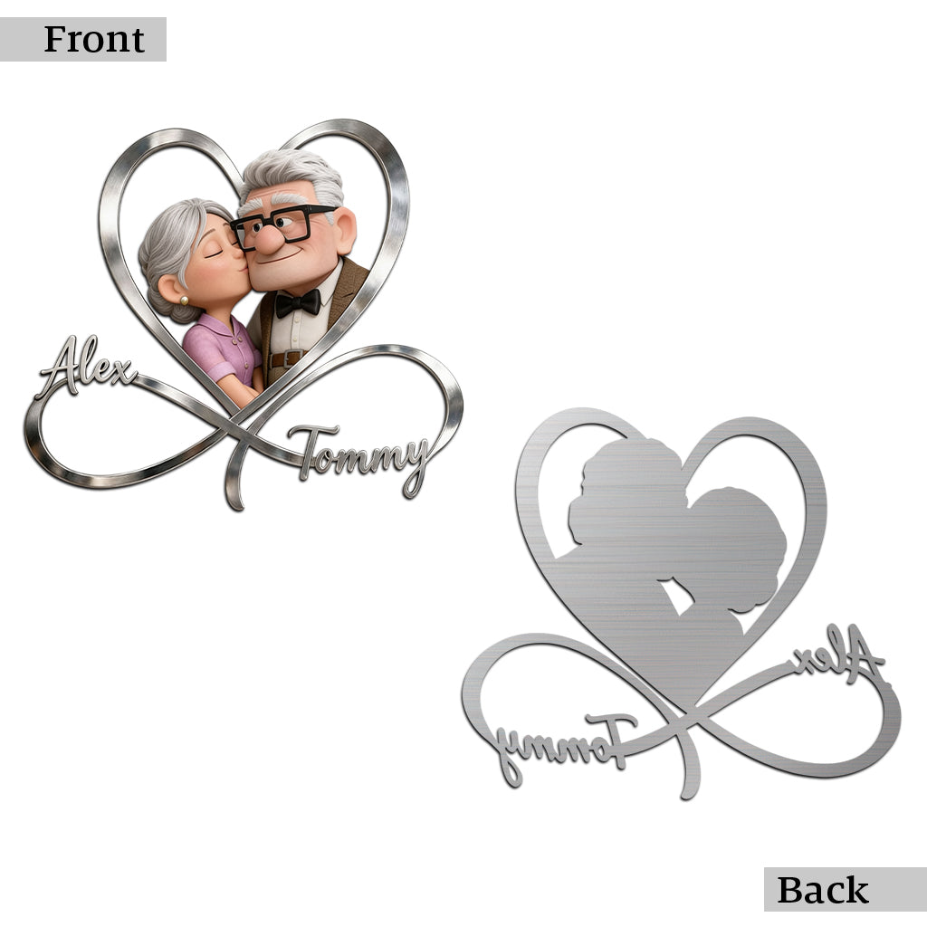 You're My Greatest Adventure - Personalized Up Movie Couple Cut Metal Sign