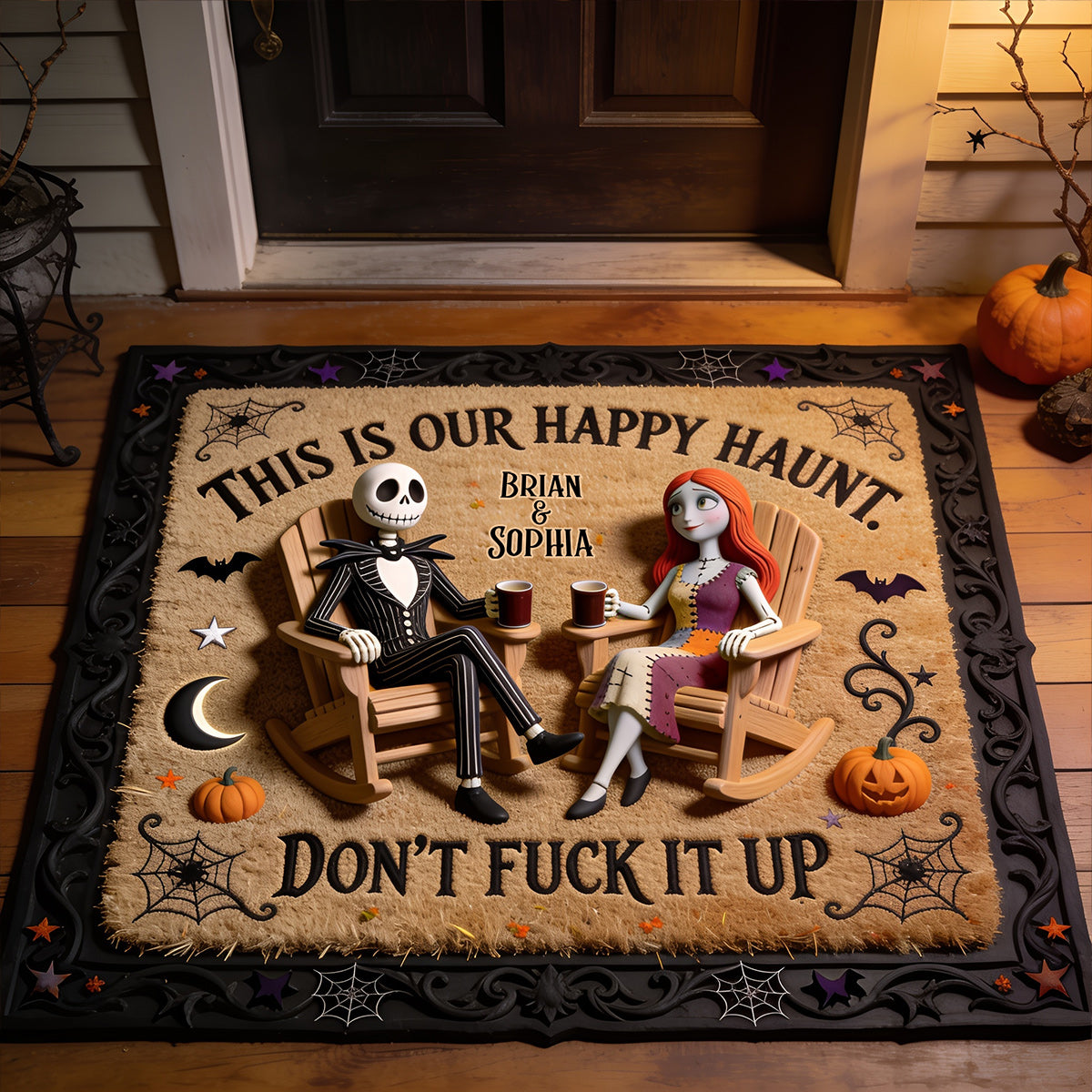 Happy Haunt - Personalized Nightmare Non-Slip Tufted Rug