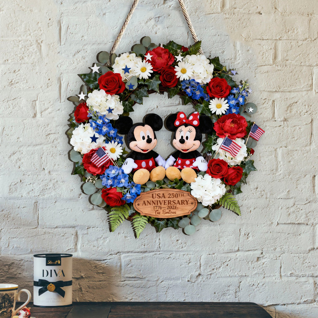 The Mouse Patrotic - Personalized Mouse Custom Shaped Wood Sign