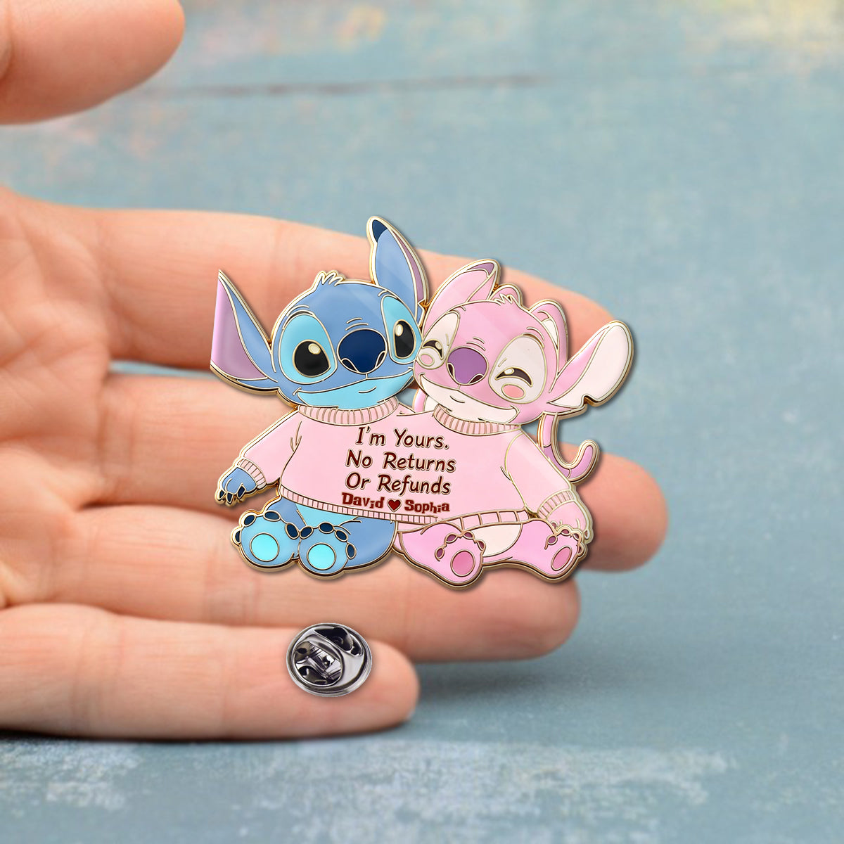 I Am Yours - Personalized Ohana Pin